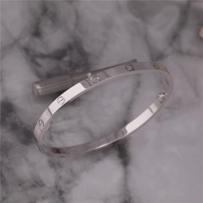 China Luxury Jewelry LOVE BRACELET New SM Model in 18 Karat White Gold with a screwdriver for sale