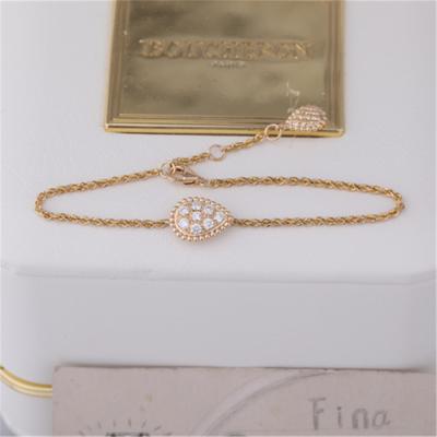Chine Le motif élevé de luxe du bracelet S de Boheme de serpent de bijoux de vrai or avec pavent la référence JBT00365M_ de diamants à vendre