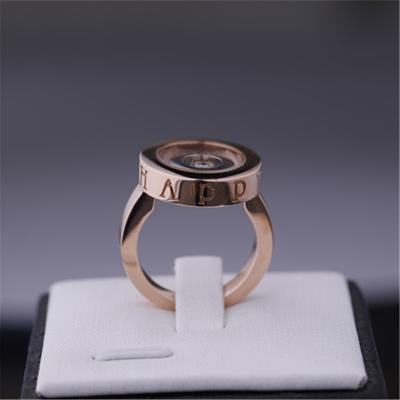 China Chopard Happy Spirit Ring In 18k Rose Gold White Gold With Diamond for sale