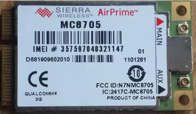 China Qualcomm  3G GPS Module High Speed Quad Band Sierra Wireless USB GPS Module MC8705 for sale