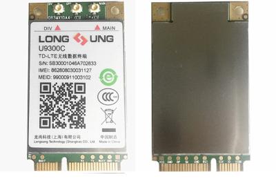 China HSPA/WCDMA LTE 4G Module  TD-SCDMA Band CAT 4 Mini Pcie Support U9300C for sale
