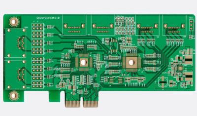 China Digital Display FR4 PCB Prototype High Speed Green Solder Mask Immersion for sale