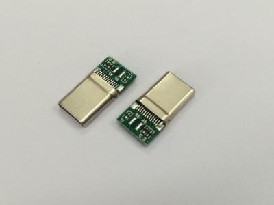 China 3A 5-11138 EB5 USB2.0 Type C USB Connector With Pull-Up Resistor Rp 56K for sale