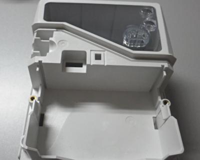 China GE Meter Cover Plastic Overmold Injection Molding With Mold Master Hot Runner Valve Gate for sale