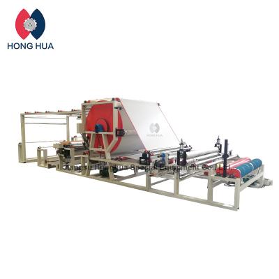 China HHLM01 Medical Horizontal Multilayer Sponge Leather Fabric EVA Liquid Glue Triple Complex Laminating Machine for sale