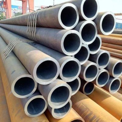 China SA106  Round Seamless Steel Tubes Plain Ends Varnish Standarded for sale