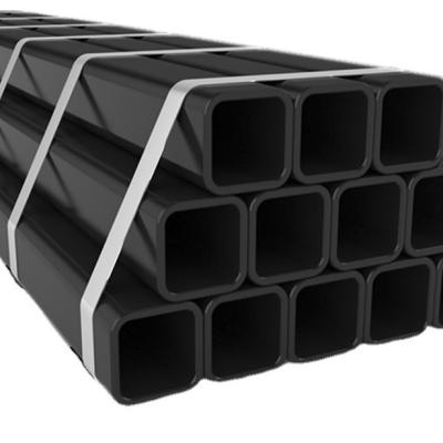 China Q345 Welded Seamless Mild Carbon Steel Pipe/Black ERW Square Steel Pipe /Rectangular Steel Tube for sale