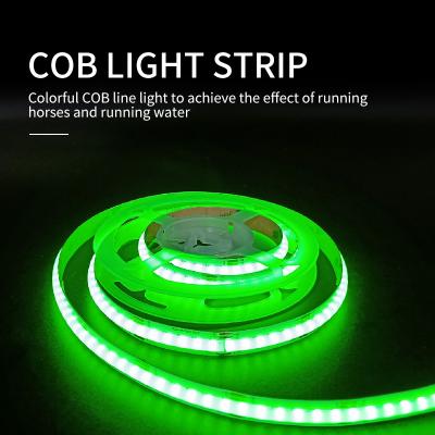 China Waterproof COB LED Strip Light 12V 5W Remote Control Dimming For Home for sale