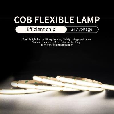 China COB Inverted DC12V 24V Flexible LED Soft Light Strip Self Adhesive for sale