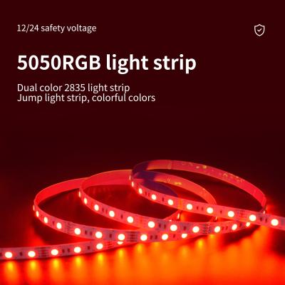China 5050RGB Phantom Low Voltage LED Light Strip Full Color Illusion Light Te koop