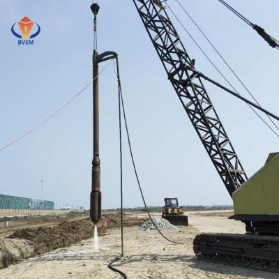 Chine Amélioration au sol de construction de empilage profonde de vibro de machine de pile d'entraînement de Vibroflot à vendre