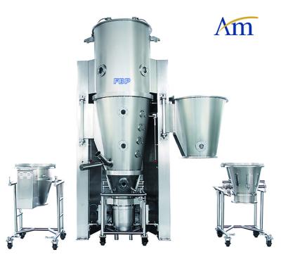China FBP 300kg Top & Bottom Spray Fluidized Bed Processor Machine, Pelletizing, Tangential Spray, Wurster coating for sale