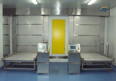 China High Output Bin Washing Station For Pharmaceutical Industry 800 Kg/H Steam Flow for sale