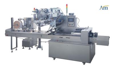 China Flow Pack High Speed Blister Packing Machine Leaflet / Desiccant Inserting for sale