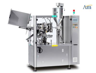 China AC220V/380V 3P Automatic Tube Filler And Sealer , Ointment Filling And Sealing Machine for sale