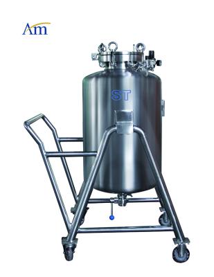 China Pharmaceutical Metal Spray Tank For Mixer And Granulator Inside Mirror Polish for sale