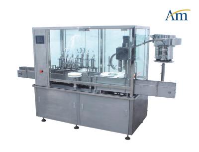 China Double Track Liquid Filling Capping Machine Fully Automatic Bottle Feeding for sale