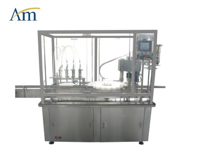 China SS Four Heads Liquid Filling And Capping Machine Syrup Production Line for sale
