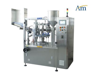China NF -80 Tube Filling And Sealing Machine , Aluminum Tube Filling Machine For Cream Paste Ointment for sale