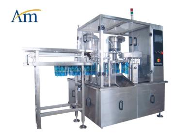 China Doypack Spout Filling Machine , Yogurt Milk Condiments Filling And Capping Machine for sale