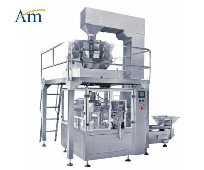 China Z Type Lifter Feeding Nut Chip Popcorn Snack Packing Machine / Granule Packaging Machine for sale