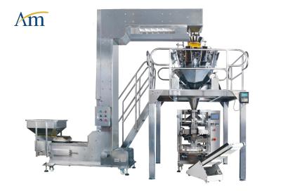 China Ten Hopper Material Weighting Filling Granule Packaging Machine , Peanut Packing Machine for sale