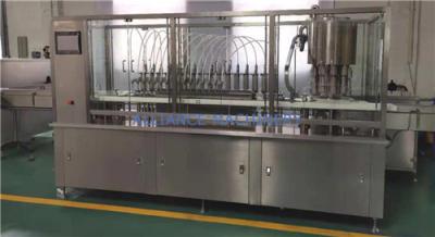 China Línea de relleno líquida de alta velocidad máquina que capsula del embotellado con el alimentador del casquillo en venta