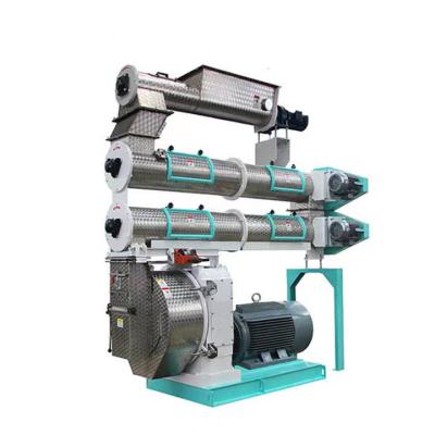 China 500KG/ H Automatic Pellet Making Machine PLC Control Forage Pellet Mill for sale
