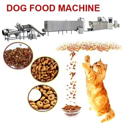 China velocidad de 0.6m m 34KW Cat Dog Food Production Line el 12.5*0.6*0.8m en venta