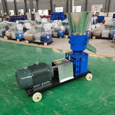 China CE Flat Die Pelletizer Small Feed Granulator Machine PTO Driven Pellet Mill 12mm for sale