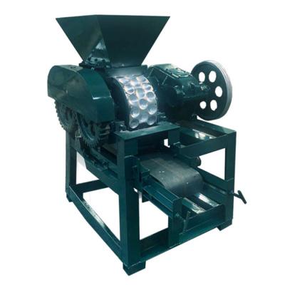 China Double Roller Ball Press Small Briquette Machine 4kw for sale