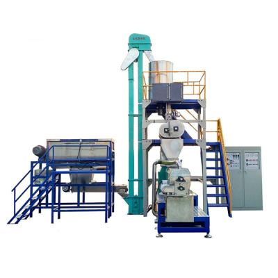 China SLG65 SLG70 Automatic Dry Pet Food Production Line Parallel Twin Screw Extruder CE for sale
