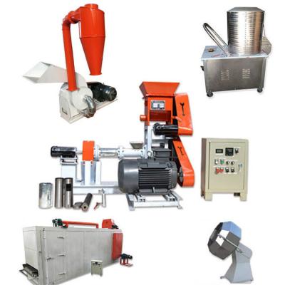 China DGP60 DGP40 Pet Feed Production Line DGP60 Fish Feed Pellet Extruder 1ton/ H for sale