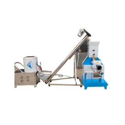 China 1.5cm Dia Floating Fish Pet Feed Production Line Extruder Machine 17*1.2*2.2m for sale
