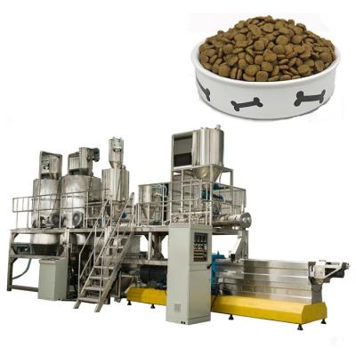 China 1.5*1.1*1.2m Pet Feed Production Line Pellet Fish Manufacturing Plant 5.5KW for sale