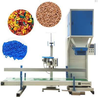 China 1300w IP54 Packing Scale Machine 25kg 20kg Poultry Fish Feed Bag for sale