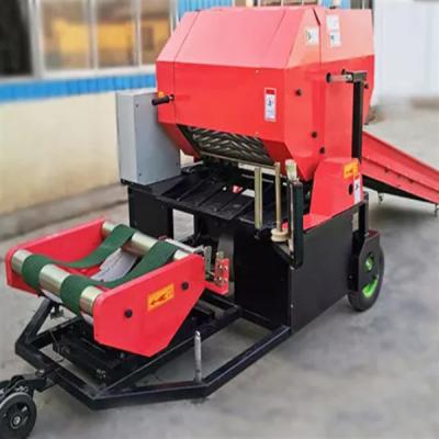 China Automatic Silage Bale Wrapper Grass Bundling Machine 15kw Motor ODM for sale