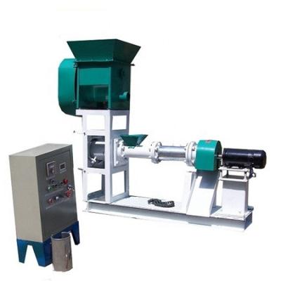 China 5.5kw Floating Fish Feed Pellet Mill Single Screw Pet Food Extruder Machine Antirust for sale