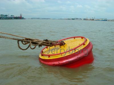 China 5.5m 31.2t de flotabilidad de acero hecha boia de amarre de acero boia de amarre en venta
