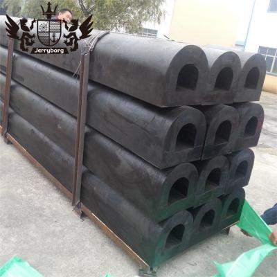 China D Type Rubber Fender High Quality Jetty Fender Marine Rubber D Shape Dock Bumper for sale
