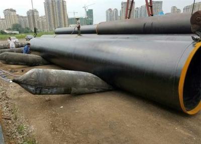 China Marine Heavy Lifting Airbags de borracha natural inflável preta à venda