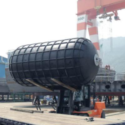 中国 天然ゴム鎖およびタイヤが付いている空気の横浜の船のフェンダー 販売のため