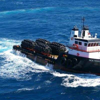 Chine Amortisseur en caoutchouc pneumatique de flottement à haute pression de l'ABS CCS Yokohama pour le bateau à vendre