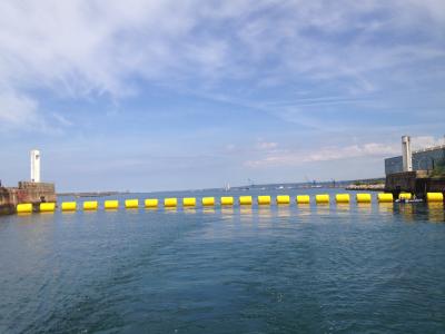 China Durable Barrier Buoy for Security Barrier China EVA Foam Filled Mooring Buoy for sale