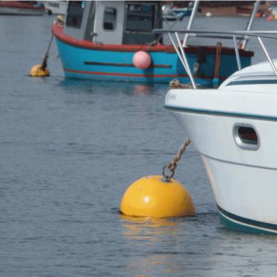 China Anker-Bojen-Ball kundengebundene Größen-Eva Foam Filled Marine Floating-Hersteller-Liegeplatz-Bojen zu verkaufen