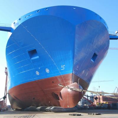 China Das Schiff, das Naturkautschuk-Rolle startet, sackt aufblasbare Marine Boat Airbag ein zu verkaufen
