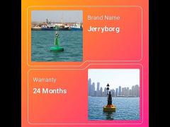 Marine plastic warning buoy steel floating mooring buoy navigation buoy