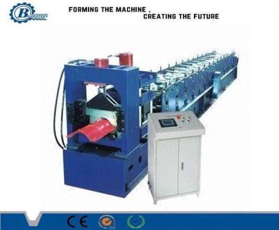 China Chain Drive Computer Control Step Ridge Cap Roll Forming Equipment With Tile Sheets for sale