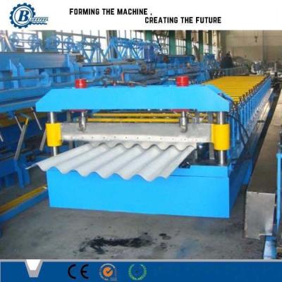 China Auto Roofing Sheet Corrugated Roll Forming Machine / Glazed Roof Panel Making Machines for sale