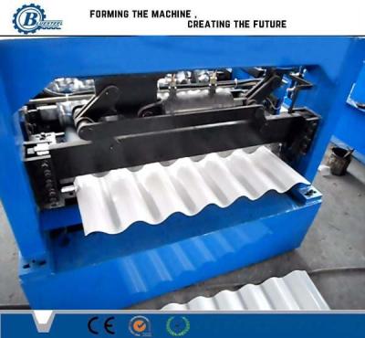 China 0.3-0.8mm Thickness Corrugated Roll Forming Machine For Wall And Roof Use for sale